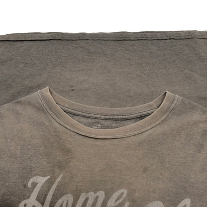 【ジャンク品】【メンズ】 USED ユーズド "HOME OF THE BREAVE" SLEEVELESS TEE スリーブレスTシャツ ノースリーブ タンクトップ トップス 146-260802-hn-06-fur サイズ：XL カラー：グレー系 万代Net店