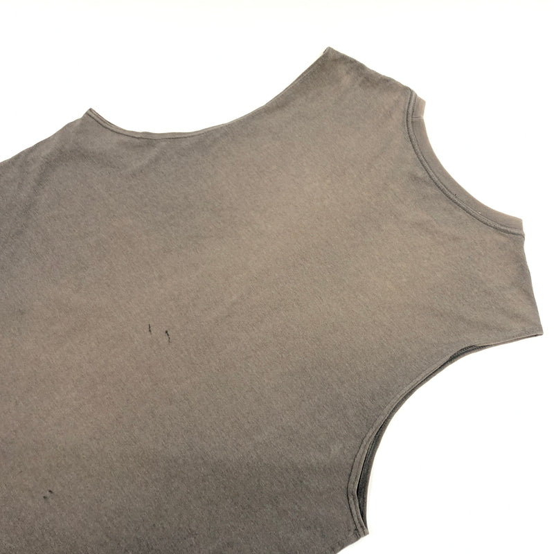 【ジャンク品】【メンズ】 USED ユーズド "HOME OF THE BREAVE" SLEEVELESS TEE スリーブレスTシャツ ノースリーブ タンクトップ トップス 146-260802-hn-06-fur サイズ：XL カラー：グレー系 万代Net店
