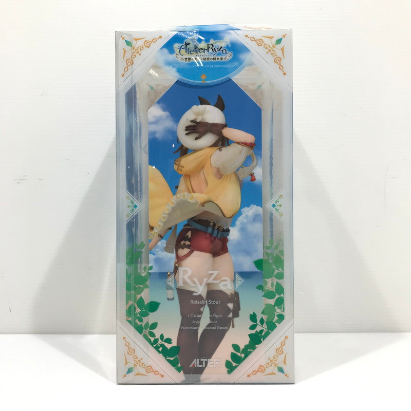 【中古美品】 ALTER ライザのアトリエ ～常闇の女王と秘密の隠れ家～ ライザ(ライザリン・シュタウト) 1/7スケール フィギュア 開封済み 箱ゆがみあり 053-260811-ti-12-tag 万代Net店