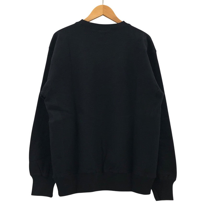 【中古美品】【メンズ】 Softmachine ソフトマシーン YOU TOO SWEAT ユートゥー スウェット トレーナー 長袖 トップス 142-260219-hn-02-fur サイズ：L カラー：ブラック 万代Net店