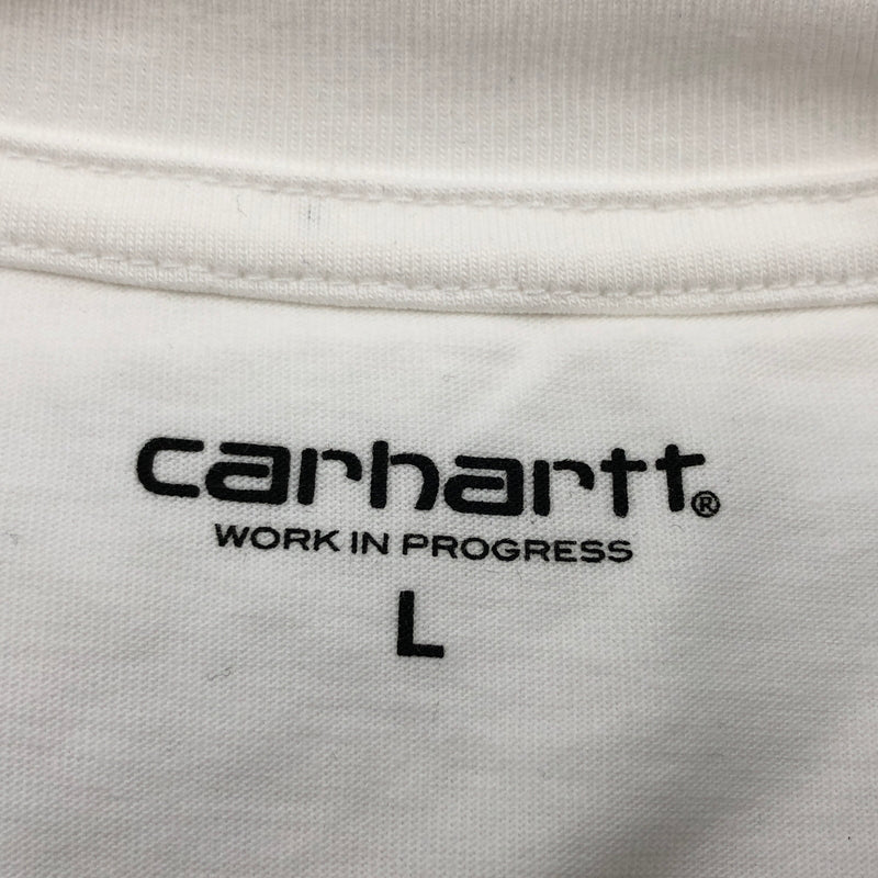 【中古美品】【メンズ/レディース】 CARHARTT WIP カーハート S/S SCRIPT T-SHIRT I031047 スクリプト 半袖Tシャツ トップス 142-260517-hn-04-fur サイズ：L カラー：ホワイト 万代Net店