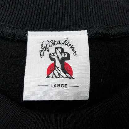 【中古美品】【メンズ】 Softmachine ソフトマシーン YOU TOO SWEAT ユートゥー スウェット トレーナー 長袖 トップス 142-260219-hn-02-fur サイズ：L カラー：ブラック 万代Net店