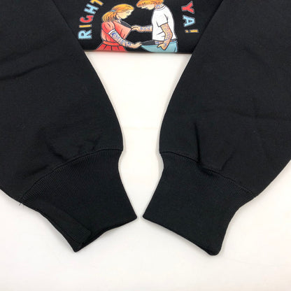 【中古美品】【メンズ】 Softmachine ソフトマシーン YOU TOO SWEAT ユートゥー スウェット トレーナー 長袖 トップス 142-260219-hn-02-fur サイズ：L カラー：ブラック 万代Net店