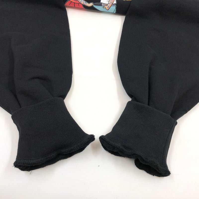【中古美品】【メンズ】 Softmachine ソフトマシーン YOU TOO SWEAT ユートゥー スウェット トレーナー 長袖 トップス 142-260219-hn-02-fur サイズ：L カラー：ブラック 万代Net店