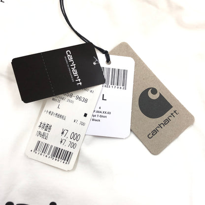 【中古美品】【メンズ/レディース】 CARHARTT WIP カーハート S/S SCRIPT T-SHIRT I031047 スクリプト 半袖Tシャツ トップス 142-260517-hn-04-fur サイズ：L カラー：ホワイト 万代Net店