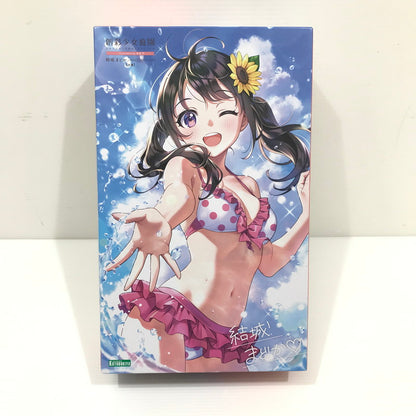 【中古美品】 コトブキヤ 創彩少女庭園 結城まどか[水着] 1/10スケール プラモデル 内パッケージ未開封 未組立 箱イタミあり 059-260811-ti-14-tag 万代Net店
