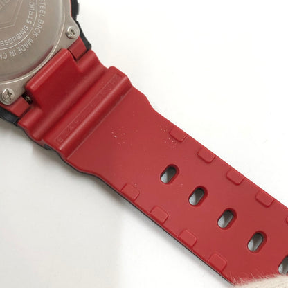 【中古品】【メンズ】 G-SHOCK ジーショック DW-5600HR-1 クォーツ デジタル 腕時計 196-251207-hn-06-fur カラー：ブラック/レッド 万代Net店