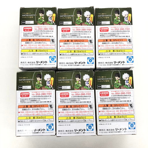 【中古品】 HUNTER×HUNTER フチピト 旅立ち×初めての仲間×宿敵 ゴン/キルア/クラピカ/レオリオ/ヒソカ/マチ フィギュア 全6種セット 051-260812-ma-01-fur 万代Net店