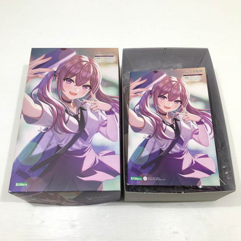 【中古美品】 コトブキヤ 創彩少女庭園 小悪魔ツインテールちゃん 1/10スケール プラモデル 内パッケージ未開封 未組立 箱ゆがみあり 059-260811-ti-13-tag 万代Net店