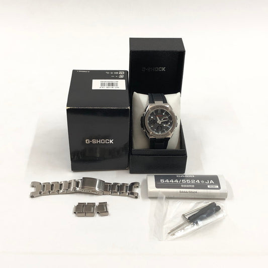 【中古品】【メンズ】 G-SHOCK ジーショック GST-W110D-1AJF タフソーラー アナデジ 腕時計 196-251207-hn-07-fur カラー：シルバー/ブラック 万代Net店