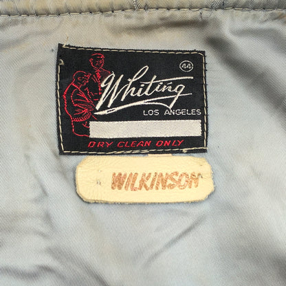 【中古品】【メンズ】 WHITING ホワイティング STADIUM JACKET 推定60-70S スタジアムジャケット スタジャン ブルゾン アウター 146-261026-hn-09-fur サイズ：S カラー：ネイビー/イエロー 万代Net店