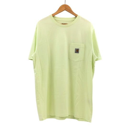 【中古美品】【メンズ/レディース】 CARHARTT WIP カーハート S/S POCKET T-SHIRT I030434 ポケット付き 半袖Tシャツ トップス 142-260517-hn-05-fur サイズ：L カラー：グリーン 万代Net店