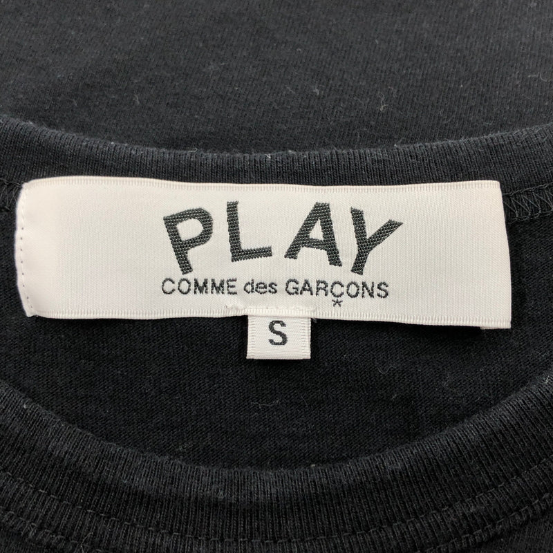 【中古品】【メンズ】 PLAY COMME des GARCONS プレイコムデギャルソン HEART S/S TEE AX-T108 ハート 半袖Tシャツ トップス 140-260805-hn-02-fur サイズ：S カラー：ブラック 万代Net店