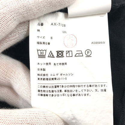 【中古品】【メンズ】 PLAY COMME des GARCONS プレイコムデギャルソン HEART S/S TEE AX-T108 ハート 半袖Tシャツ トップス 140-260805-hn-02-fur サイズ：S カラー：ブラック 万代Net店