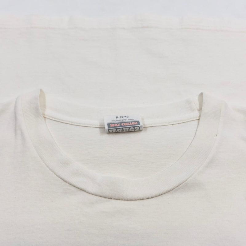 【中古品】【メンズ】 HANES ヘインズ "I FEEL LIKE A GREEN BOY" PRINT S/S TEE プリント 半袖Tシャツ トップス 146-260805-hn-03-fur サイズ：M カラー：ホワイト/グリーン 万代Net店