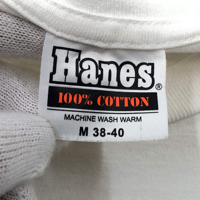【中古品】【メンズ】 HANES ヘインズ "I FEEL LIKE A GREEN BOY" PRINT S/S TEE プリント 半袖Tシャツ トップス 146-260805-hn-03-fur サイズ：M カラー：ホワイト/グリーン 万代Net店