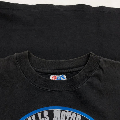 【現状渡し品】【メンズ】 HANES ヘインズ STURGIS BLACK HILLS MOTOR PRINT TEE プリント 半袖Tシャツ トップス 146-260517-hn-06-fur サイズ：L カラー：ブラック 万代Net店