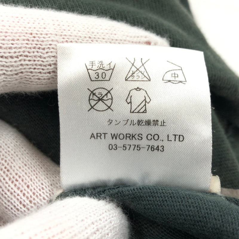 【現状渡し品】【メンズ】 LIL ALMOND リルアーモンド FRONT PRINT S/S TEE フロントプリント 半袖Tシャツ トップス 146-260805-hn-04-fur サイズ：S カラー：オリーブ系 万代Net店