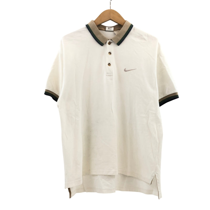 【中古品】【メンズ】 NIKE ナイキ 90S S/S POLO SHIRT インドネシア製 半袖ポロシャツ トップス 146-260517-hn-07-fur サイズ：M カラー：ホワイト 万代Net店