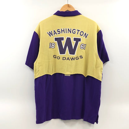 【中古品】【メンズ】 CHILIWEAR チリウェア "WASHINGTON" S/S SHIRT 半袖 ポロシャツ トップス 146-260805-hn-05-fur サイズ：L カラー：パープル/イエロー 万代Net店