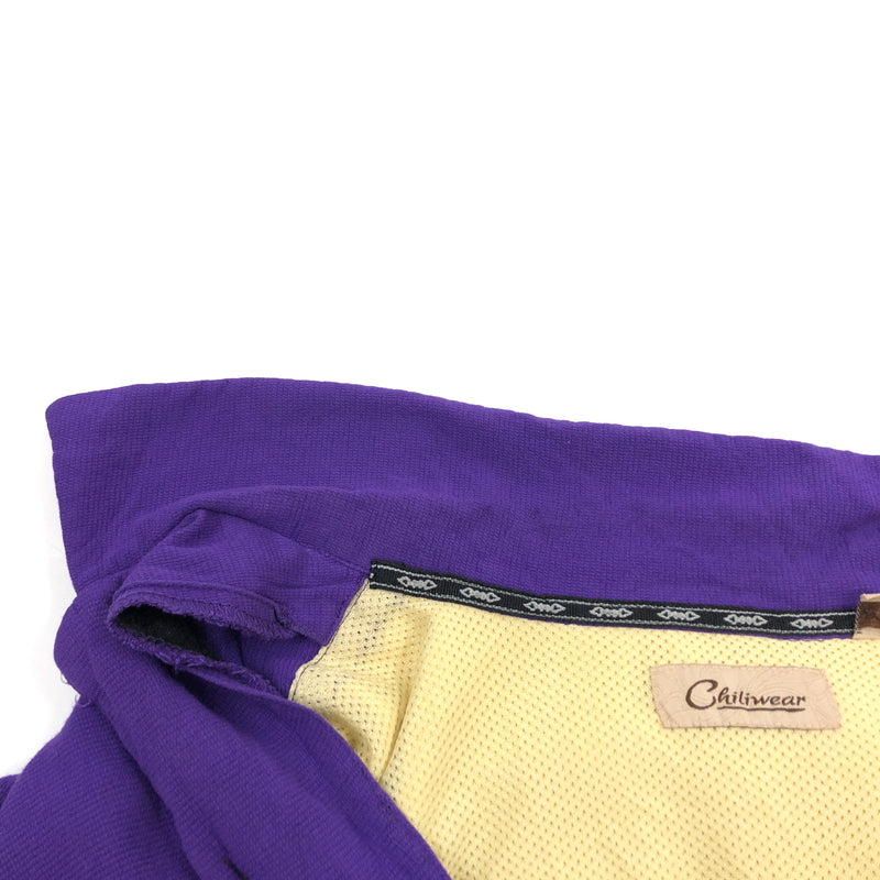 【中古品】【メンズ】 CHILIWEAR チリウェア "WASHINGTON" S/S SHIRT 半袖 ポロシャツ トップス 146-260805-hn-05-fur サイズ：L カラー：パープル/イエロー 万代Net店