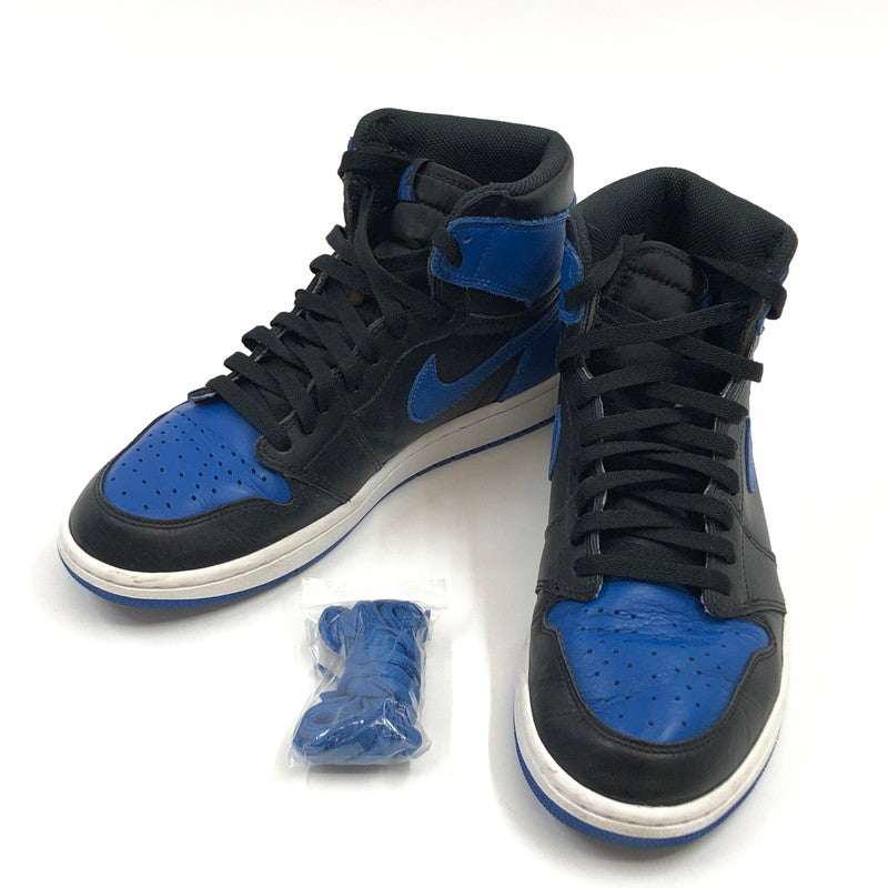 【中古品】【メンズ】 NIKE ナイキ AIR JORDAN 1 RETRO HIGH OG "ROYAL"(2017) 555088-007 エアジョーダン 1 レトロ ハイ OG ロイヤル (2017) スニーカー 靴 160-251208-hn-01-fur サイズ：27.0cm US 9 カラー：ブルー/ブラック系 万代Net店