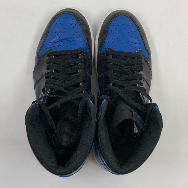 【中古品】【メンズ】 NIKE ナイキ AIR JORDAN 1 RETRO HIGH OG "ROYAL"(2017) 555088-007 エアジョーダン 1 レトロ ハイ OG ロイヤル (2017) スニーカー 靴 160-251208-hn-01-fur サイズ：27.0cm US 9 カラー：ブルー/ブラック系 万代Net店