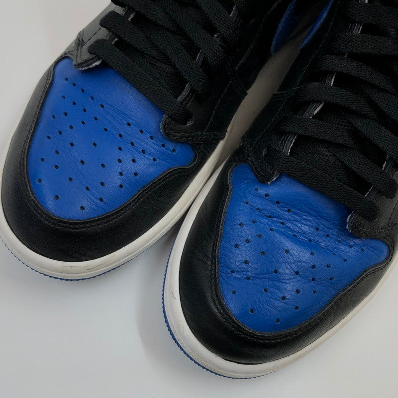 【中古品】【メンズ】 NIKE ナイキ AIR JORDAN 1 RETRO HIGH OG "ROYAL"(2017) 555088-007 エアジョーダン 1 レトロ ハイ OG ロイヤル (2017) スニーカー 靴 160-251208-hn-01-fur サイズ：27.0cm US 9 カラー：ブルー/ブラック系 万代Net店