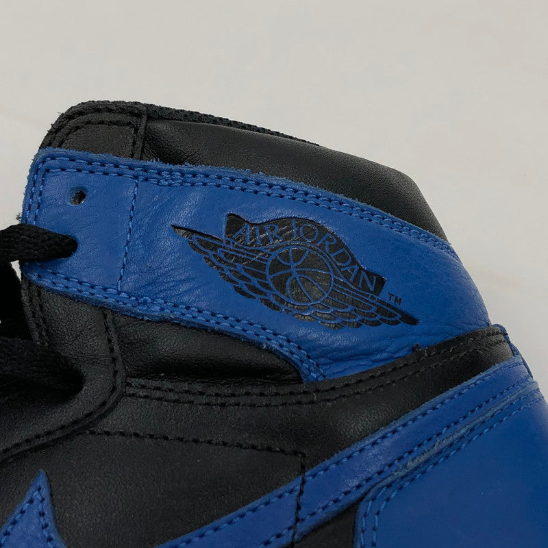 【中古品】【メンズ】 NIKE ナイキ AIR JORDAN 1 RETRO HIGH OG "ROYAL"(2017) 555088-007 エアジョーダン 1 レトロ ハイ OG ロイヤル (2017) スニーカー 靴 160-251208-hn-01-fur サイズ：27.0cm US 9 カラー：ブルー/ブラック系 万代Net店