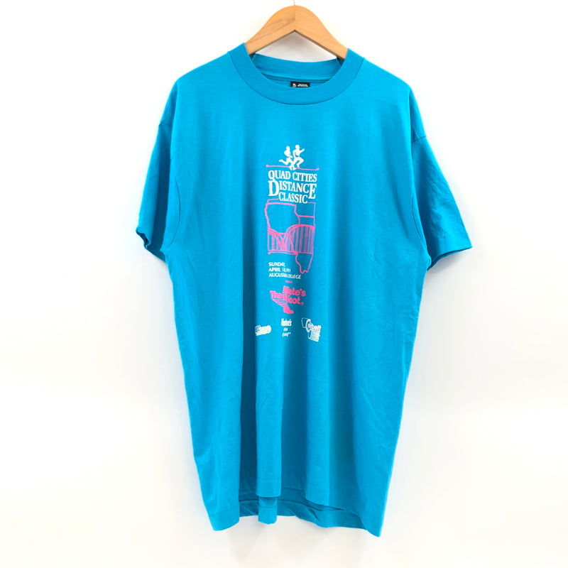 【中古品】【メンズ】 FRUITS OF THE LOOM フルーツオブザルーム S/S PRINT TEE プリント 半袖Tシャツ トップス 146-260805-hn-08-fur サイズ：XL カラー：ターコイズ 万代Net店