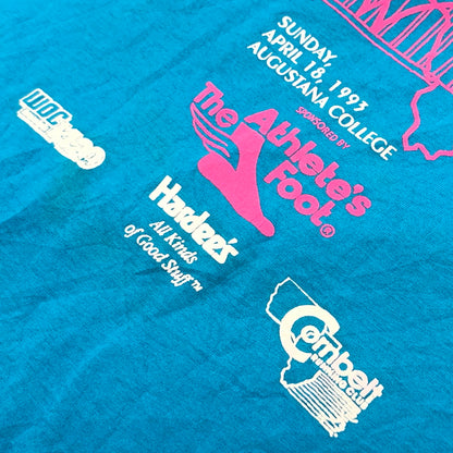 【中古品】【メンズ】 FRUITS OF THE LOOM フルーツオブザルーム S/S PRINT TEE プリント 半袖Tシャツ トップス 146-260805-hn-08-fur サイズ：XL カラー：ターコイズ 万代Net店
