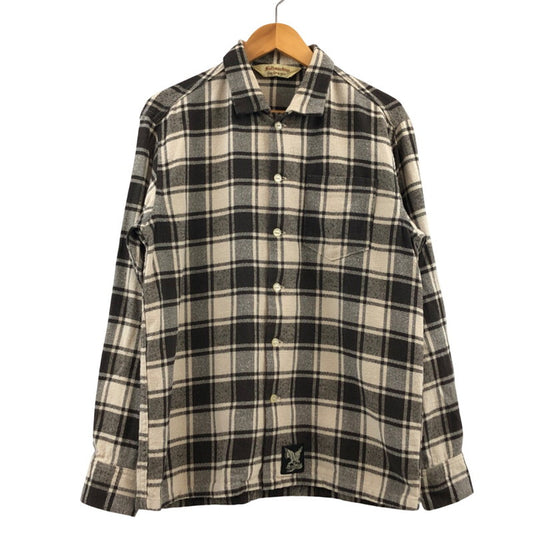 【現状渡し品】【メンズ】 Softmachine ソフトマシーン 長袖シャツ カジュアルシャツ トップス 142-260219-hn-08-fur サイズ：L カラー：ベージュ/ブラック系 万代Net店