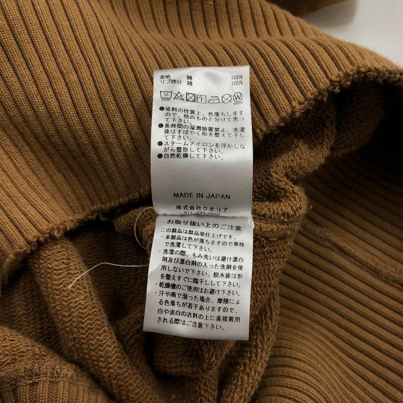 【中古品】【メンズ】  パーフェクト リブス × ア ラブムーブメント  A LOVE MOVEMENT×PERFECT RIBS STRANGE SLEEVE CREW NECK SWEAT SHIRTS ストレンジ スリーブ クルーネック スウェット シャツ トップス 141-240708-rk-6-tei サイズ：L カラー：ブラウン 万代Net店