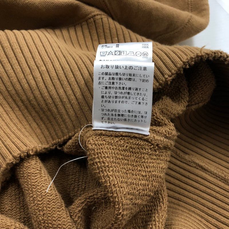 【中古品】【メンズ】  パーフェクト リブス × ア ラブムーブメント  A LOVE MOVEMENT×PERFECT RIBS STRANGE SLEEVE CREW NECK SWEAT SHIRTS ストレンジ スリーブ クルーネック スウェット シャツ トップス 141-240708-rk-6-tei サイズ：L カラー：ブラウン 万代Net店