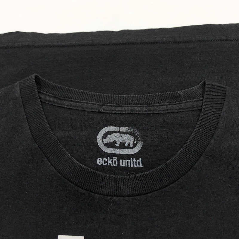 【現状渡し品】【メンズ】 ECKO UNLTD. エコーアンリミテッド FRONT PRINT S/S TEE フロントプリント 半袖Tシャツ トップス 146-260805-hn-10-fur サイズ：不明 カラー：ブラック 万代Net店