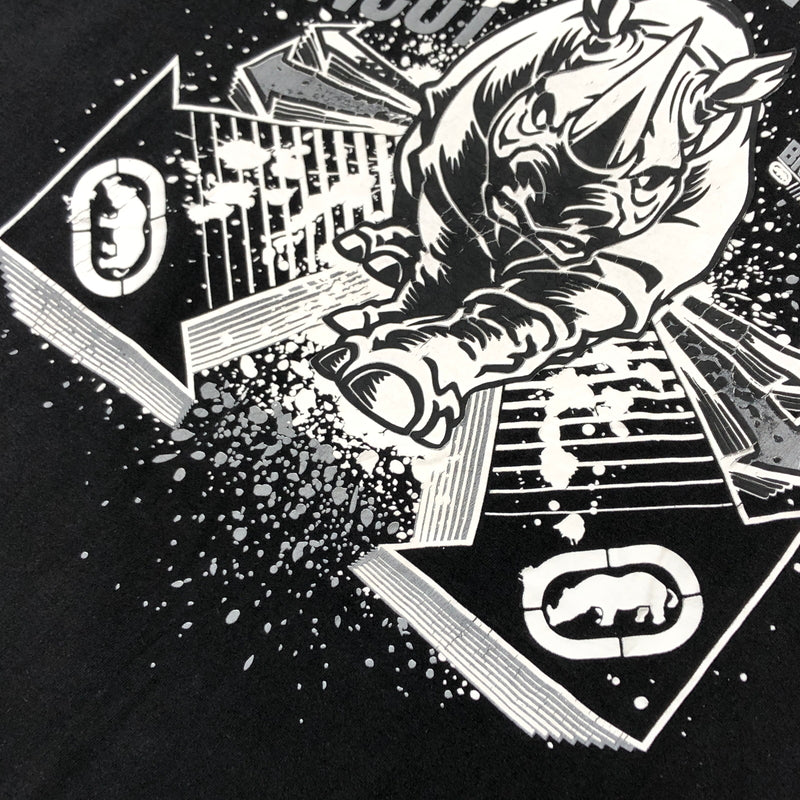【現状渡し品】【メンズ】 ECKO UNLTD. エコーアンリミテッド FRONT PRINT S/S TEE フロントプリント 半袖Tシャツ トップス 146-260805-hn-10-fur サイズ：不明 カラー：ブラック 万代Net店