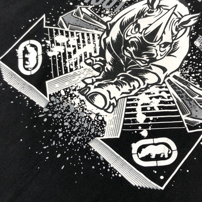 【現状渡し品】【メンズ】 ECKO UNLTD. エコーアンリミテッド FRONT PRINT S/S TEE フロントプリント 半袖Tシャツ トップス 146-260805-hn-10-fur サイズ：不明 カラー：ブラック 万代Net店