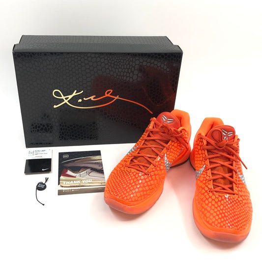 【中古品】【メンズ】 NIKE ナイキ KOBE 6 PROTRO "TOTAL ORANGE" IH1871-800 コービー6 プロトロ トータルオレンジ スニーカー シューズ 靴 160-260221-hn-04-fur サイズ：29.0cm US11 カラー：オレンジ/シルバー 万代Net店