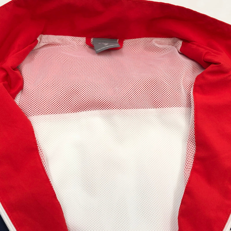【中古品】【メンズ】 PUMA プーマ RETRO WOVEN TRAINING JACKET 846463 レトロ ウーブントレーニングジャケット アウター 148-261028-hn-02-fur サイズ：XXL カラー：ネイビー/レッド/ホワイト 万代Net店