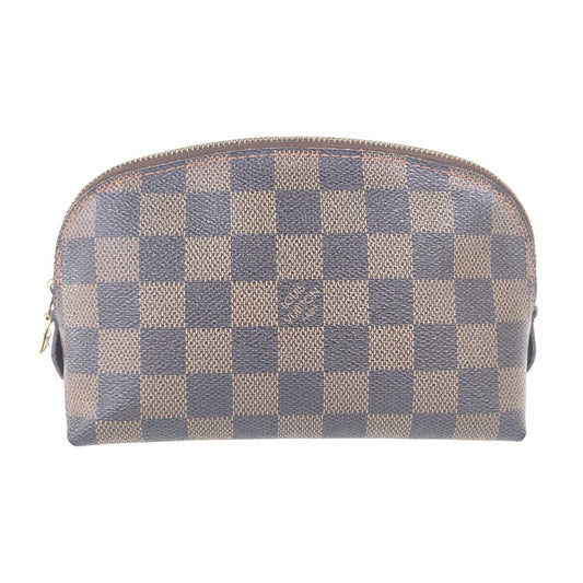 【中古美品】【メンズ/レディース】 LOUIS VUITTON ルイ・ヴィトン ダミエ ポシェット コスメティック　エベヌ N47516 CA0025 179-250106-SY-12-iwa カラー：ダミエ 万代Net店
