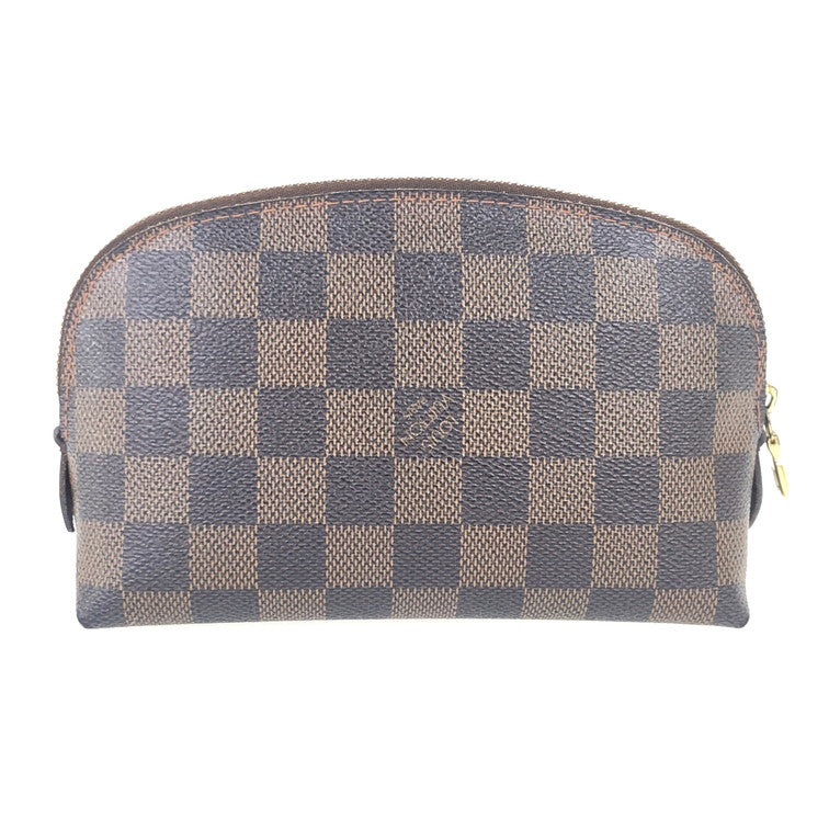 【中古美品】【メンズ/レディース】 LOUIS VUITTON ルイ・ヴィトン ダミエ ポシェット コスメティック　エベヌ N47516 CA0025 179-251216-SY-01-iwa カラー：ダミエ 万代Net店