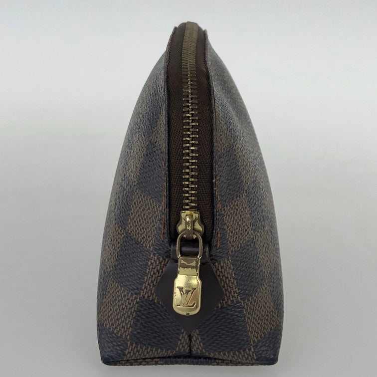 【中古美品】【メンズ/レディース】 LOUIS VUITTON ルイ・ヴィトン ダミエ ポシェット コスメティック　エベヌ N47516 CA0025 179-251216-SY-01-iwa カラー：ダミエ 万代Net店