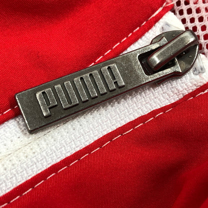 【中古品】【メンズ】 PUMA プーマ RETRO WOVEN TRAINING JACKET 846463 レトロ ウーブントレーニングジャケット アウター 148-261028-hn-02-fur サイズ：XXL カラー：ネイビー/レッド/ホワイト 万代Net店