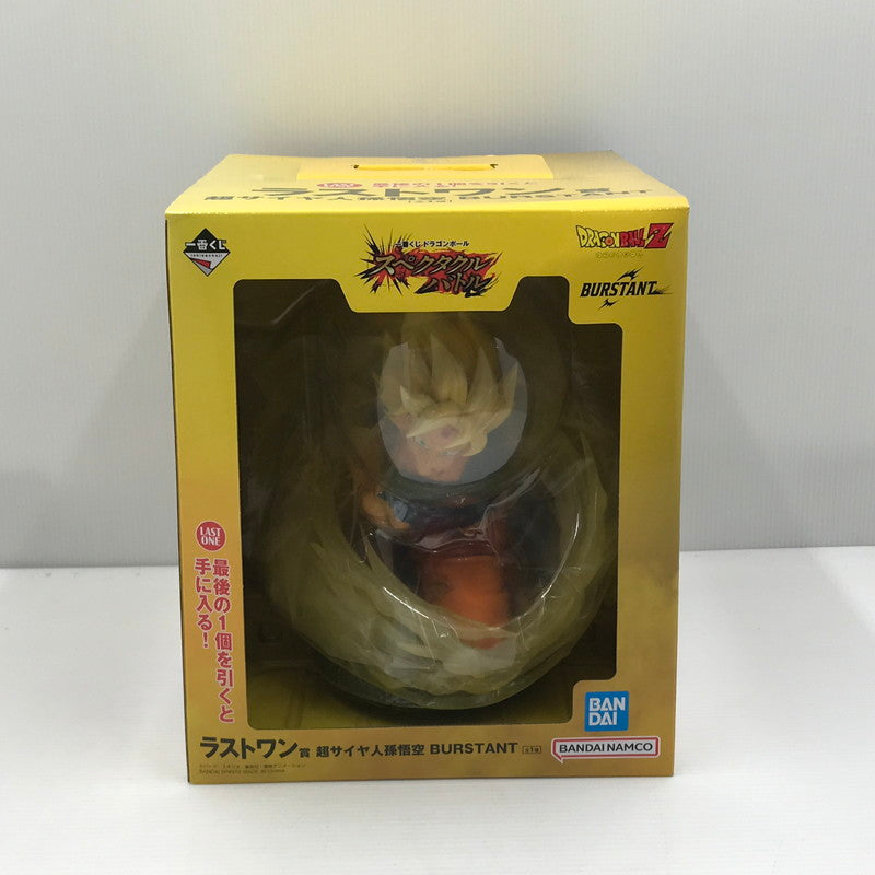 【中古美品】 一番くじ ドラゴンボール スペクタクルバトル ラストワン賞 超サイヤ人孫悟空 BURSTANT 未開封 箱イタミあり 050-260727-ti-08-tagh 万代Net店
