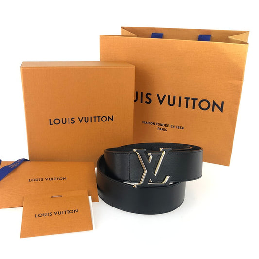 【中古美品】【メンズ/レディース】 LOUIS VUITTON ルイ・ヴィトン LOUIS VUITTON M0226 ベルト・LV オプティック 40MM リバーシブル 179-250106-SY-11-iwa カラー：BLACK 万代Net店