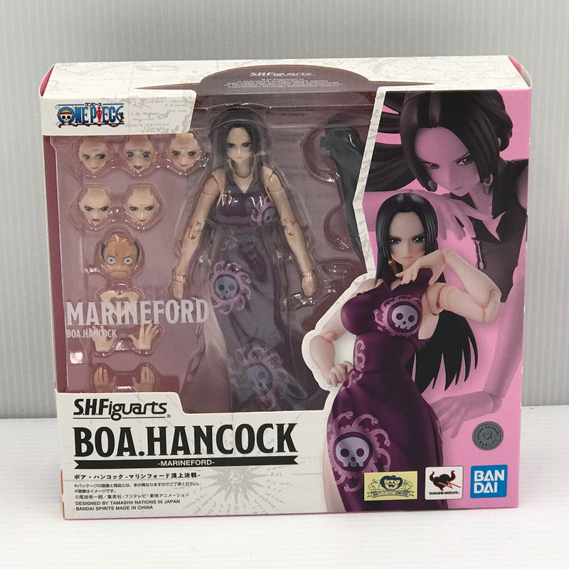 【中古美品】 S.H.Figuarts ワンピース ボア・ハンコック -マリンフォード頂上決戦- 未開封 047-260727-ti-09-tagh 万代Net店