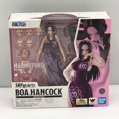 【中古美品】 S.H.Figuarts ワンピース ボア・ハンコック -マリンフォード頂上決戦- 未開封 047-260727-ti-09-tagh 万代Net店