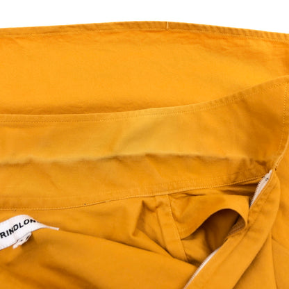 【現状渡し品】【メンズ】 GRIND LONDON グラインドロンドン HALF ZIP LS SHIRT ハーフジップ 長袖シャツ カジュアルシャツ トップス 142-261028-hn-05-fur サイズ：L カラー：イエロー系 万代Net店