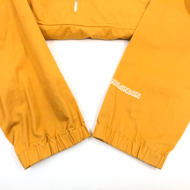 【現状渡し品】【メンズ】 GRIND LONDON グラインドロンドン HALF ZIP LS SHIRT ハーフジップ 長袖シャツ カジュアルシャツ トップス 142-261028-hn-05-fur サイズ：L カラー：イエロー系 万代Net店