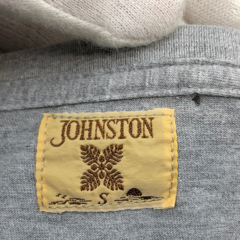 【現状渡し品】【メンズ】 JOHNSTON ジョンストン 半袖Tシャツ トップス 145-251208-hn-10-fur サイズ：S カラー：グレー 万代Net店